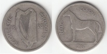 1928 Halfcrown - Good