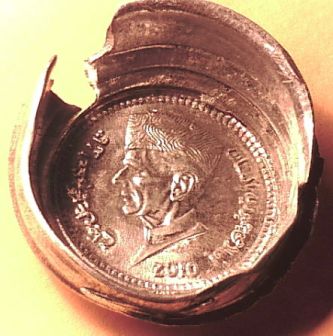 Capped die errors on the coins of any country are scarce