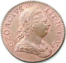 coin - latin inscription (George III)