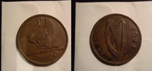 Fake Irish 1938 penny, as featured on Boards.ie