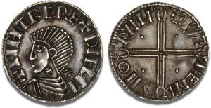 Hiberno-Norse, Sihtric III Anlafsson Penny, Dublin (Dyfli), Phase II coinage, c. 1018 - 1035, moneyer, Faeremin, nicely toned