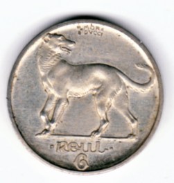 Ireland Irish coin Pablo Morbiducci Pattern Sixpence