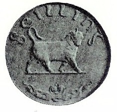 1927 Oliver Shepard pattern, shilling (from a plaster model)