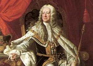 George II (1727-1760).  King of Great Britain and Ireland, Duke of Brunswick-Lüneburg (Hanover) and Prince-elector of the Holy Roman Empire