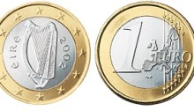 2002 Ireland €1, Type I reverse