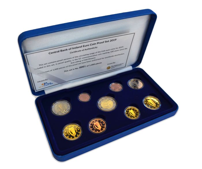 2019 Ireland - Proof Set - Centenary of the first sitting of Dáil Éireann