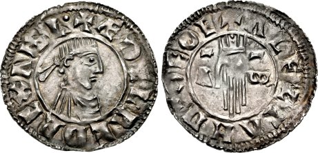 Aethelred II, Type 2 - First Hand type penny, Moneyer,  Ælfstan of York