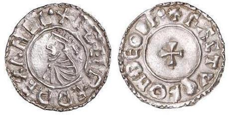 Aethelred II, Type 7 - Last small cross penny, Moneyer, Fastulf of Thetford