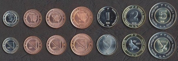Bosnia and Herzegovina 7 coins