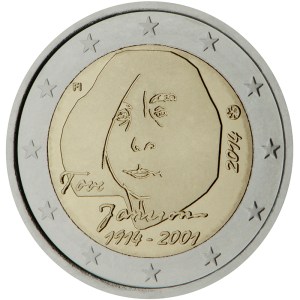 Finland 2015 special €2 commemorative coin - 100th Anniversary of the birth of author and artist Tove Jansson