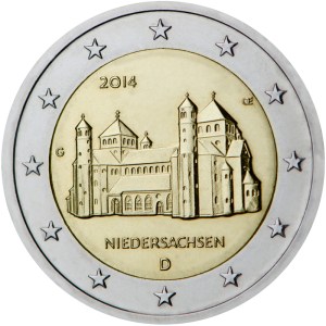 Germany: €2 commemorative 2014 - Niedersachsen from the ‘Lander’ series