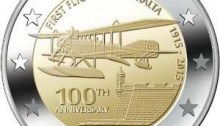 Malta commemorative €2 coin 2015 - First flight from Malta
