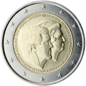 Netherlands 2015 special €2 commemorative coin - The official farewell to the former Queen Beatrix