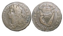 1686 James II regal halfpenny for Ireland (Knox halfpenny)