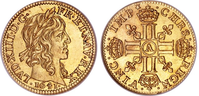 The mechanization of the minting of coins from precious metals in France made possible the creation, in 1640, of the Louis d'or, named after King Louis XIII (reigned, 1610–43), who first introduced the coins. This series of gold pieces was part of a reform that changed the minting method from hammered coinage to a more precisely milled and weighed coinage.