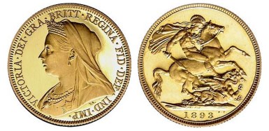 1893 Victoria widow head