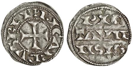 ANGLO-GALLIC. Richard I, the Lionhearted as Count of Poitou, 1172-1189. Denier, 0.95g (Elias 8), nearly very fine