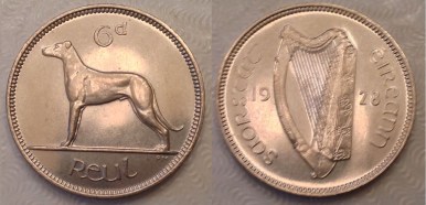 1928 Proof Sixpence – Only 6001 minted