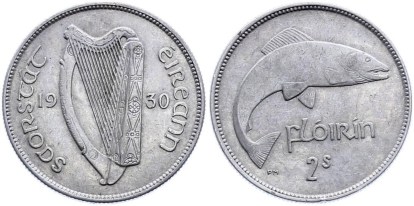 Saorstat Eireann florin, 1930