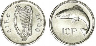 Ireland 2000 Tenpence / 10p (small format)