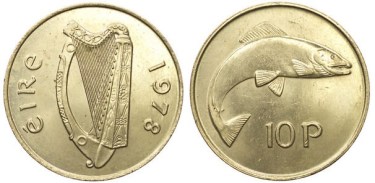 Ireland 1978 Tenpence / 10p
