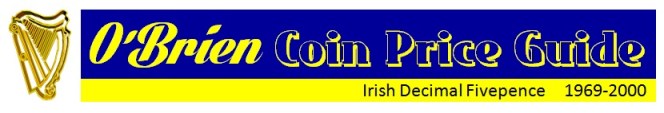 O'Brien Coin Price Guide - Irish Decimal Fivepence 2