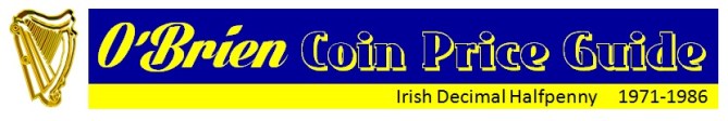 O'Brien Coin Price Guide - Irish Decimal Halfpenny 2