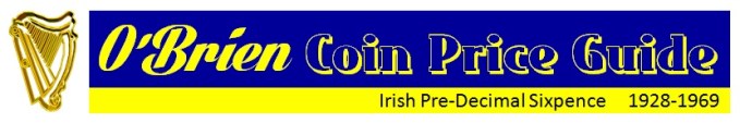 O'Brien Coin Price Guide - Pre-Decimal Sixpence