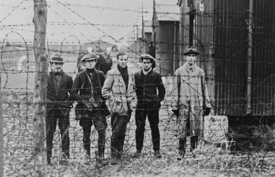 Over the following year almost 2,000 men were interned at Ballykinlar. It gained a reputation for brutality: three prisoners were shot dead + five died from maltreatment