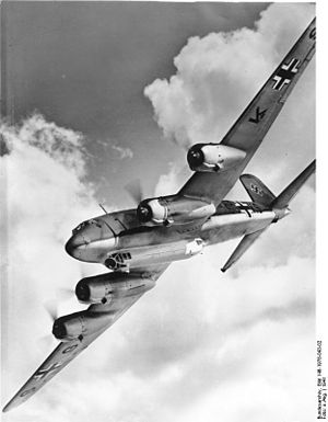 The Focke-Wulf Fw 200 Condor, also known as Kurier to the Allies was a German all-metal four-engined monoplane originally developed by Focke-Wulf as a long-range airliner. A Japanese request for a long-range maritime patrol aircraft led to military versions that saw service with the Luftwaffe as long-range reconnaissance and anti-shipping/maritime patrol bomber aircraft. The Luftwaffe also made extensive use of the Fw 200 as a transport. It achieved success as a commerce raider before the advent of long-range RAF Coastal Command aircraft and CAM ships eliminated its threat.