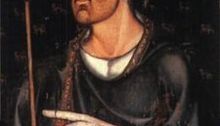 Portrait in Westminster Abbey, thought to be of Edward I