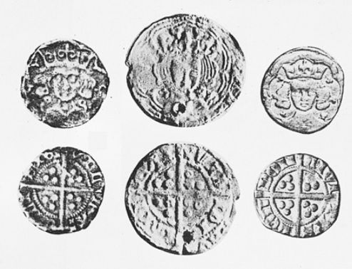 O'Reilly Money - Edward III, pre-Treaty issues, London mint, ex Grainger coll., wts. 29.6, 29.1 and 28.8 grains