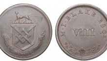 Galway, Ballyglunin Estate (M I Blake) 8d truck token
