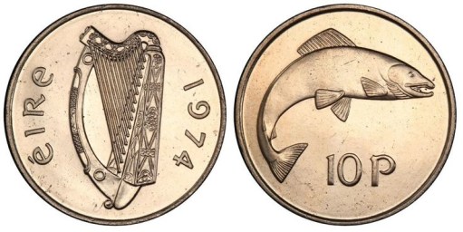 1974 Cupro-Nickel 10p, ex-King's Norton Collection