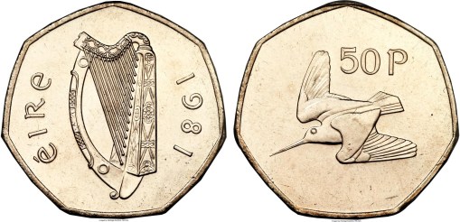 KNM collection - 1981 Irish fifty pence