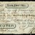 1802 Dublin, Beresfords Bank, contemporary forgery of Bank Post Bill for Three Guineas, 14 December 1802, stamped forgery