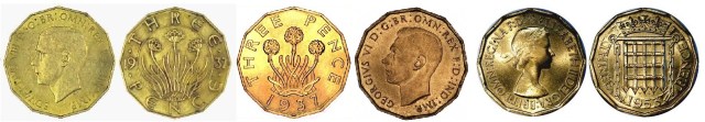 GB & Ireland - Brass Threepence (The Old Currency Exchange, Dublin)