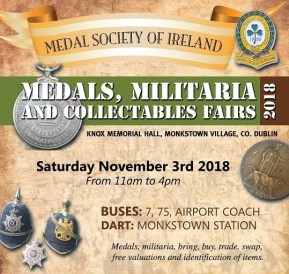 medals society of ireland fair - sep 2018