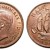 1944 GB & Northern Ireland George VI bronze halfpenny