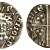 Edward I, fourth Irish coinage, Penny, Intermediate Issue, Dublin, type II, 1.40g, EDWR ANGLD NSHYB, rosette on breast, rev. CIVI TAS DVBL INIE, small letters, irregular,possibly clipped, good fine (S.6257) very rare. The Old Currency Exchange, Dublin, Ireland.