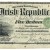 1866 Republican Bond, Five Dollars, 17 March 1866, 1453-1548, Killian-O’Mahony signatures. The Old Currency Exchange, Dublin, Ireland.