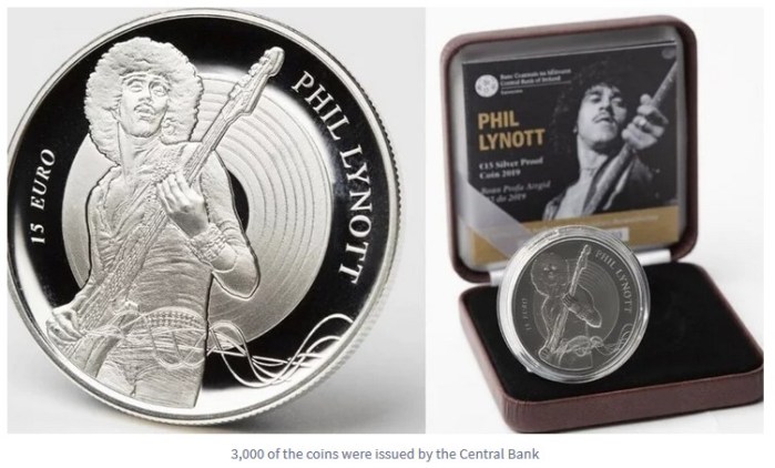 2019 Phil Lynott commemorative coin