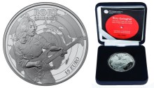 2018 Rory Gallagher €15 silver proof coin (Limited edition, boxed)