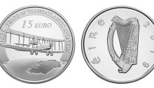 2019 Centenary of First Trans-Atlantic Flight €15 Silver Proof