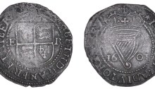 Elizabeth I, Third issue, Penny, dated 1601, mm. star, 2.05g (S 6510, DF 255). About very fine