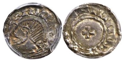 Hiberno-Norse. Phase V (c.1065-95) Penny ND, Uncertain mint, 1.49g, S-6147. A very rare imitation Edward the Confessor's small cross penny