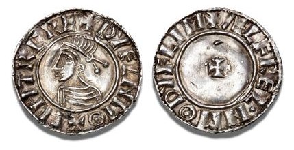 Hiberno-Norse Penny, Phase I, Class D Small Cross (Sithric), 1.39g, Moneyer Ælfrel (SCBI BM 50, S 6117)
