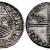 Hiberno-Norse. Phase IV. Circa 1055/60-1065. AR Penny (18mm, 0.66 g, 6h). ‘Scratched-Die’ coinage. Class C, Type 1a Helmeted facing bust with triple-strand moustache; trefoil of pellets on chin / Voided long cross, with triple crescent ends; pellets in first and fourth quarters, ‘hand’ in second quarter, + in third quarter. Grierson, Coins of Medieval Europe 148; O'S 47 var. (symbols in rev. field); SCBI 8 (BM), 154 (same dies); SCBC 6136. Toned. EF. Very rare.